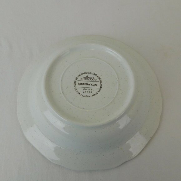 Set of 2 Mikasa China Amy Country Club Rim Soup Cereal Bowl 8.5" Yellow Flower - Picture 6 of 12